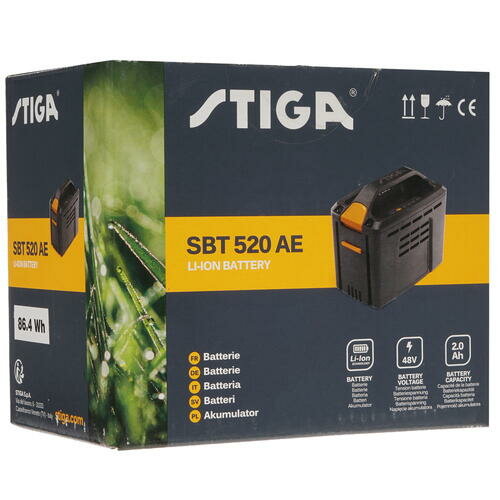 Аккумулятор STIGA SBT 520 AE, Li-Ion, 48 В, 2 А·ч - фото №7