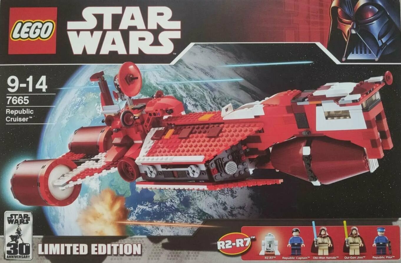 Конструктор LEGO Star Wars 7665 Республиканский крейсер