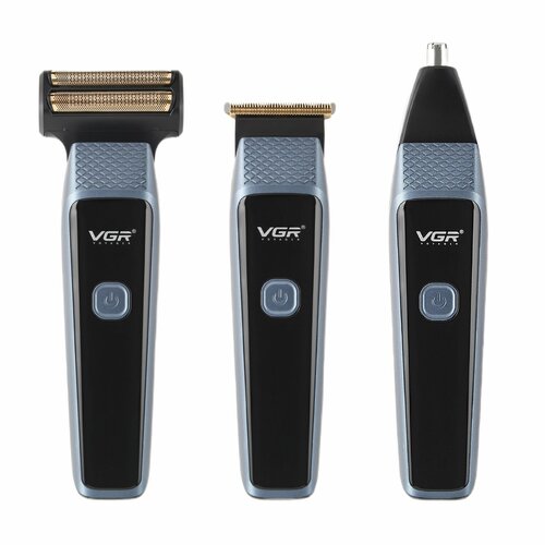 Триммер для бороды и усов 3в1 Триммер для носа и ушей Беспроводной триммер для бровей Электробритва мужская 1749₽