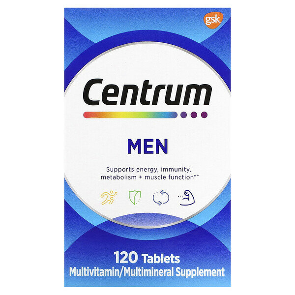 Мульти Витамины Centrum Men для мужчин - 120шт