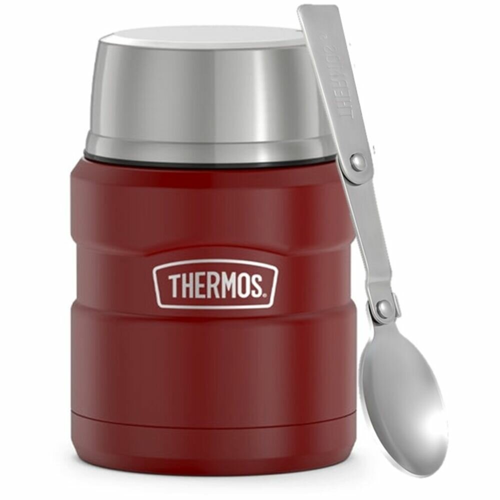 фото Thermos Термос для еды KING SK3000 MRR, кармино-красный, 0,47 л.