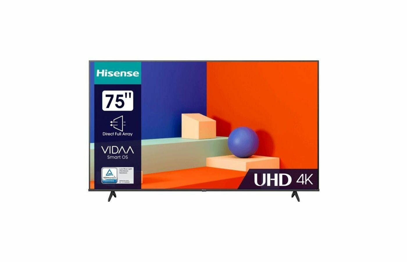 Smart Телевизор HISENSE 75A6K (ИМП) черный