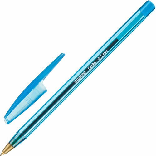 Ручка шариковая неавтомат. Attache Economy Caribs 0,3мм, син, масл