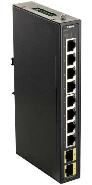 Коммутатор D-Link DIS-100G-10S DIS-100G-10S/A 8G 2SFP неуправляемый