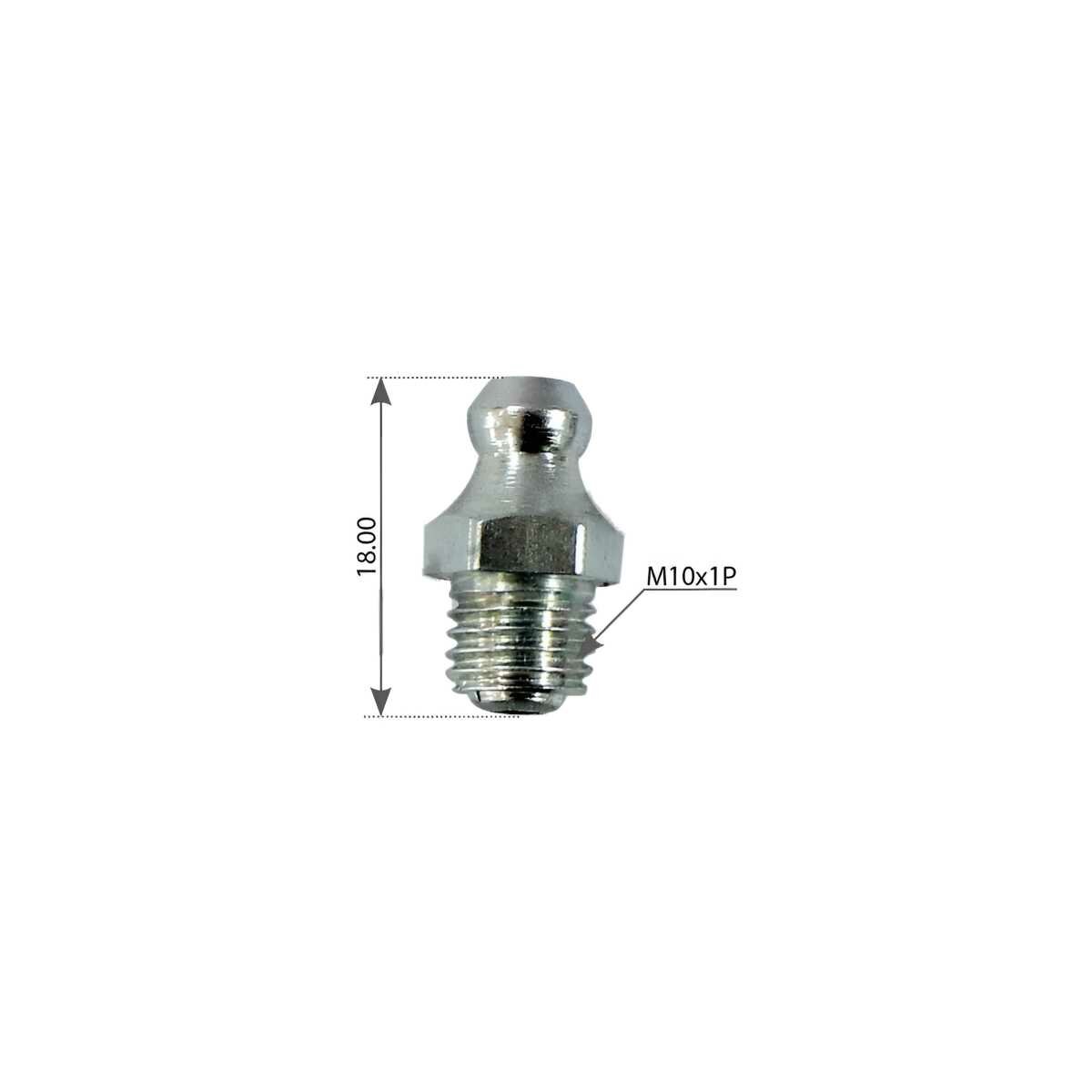 Масленка M10*1 прямая M025 (Mansons)