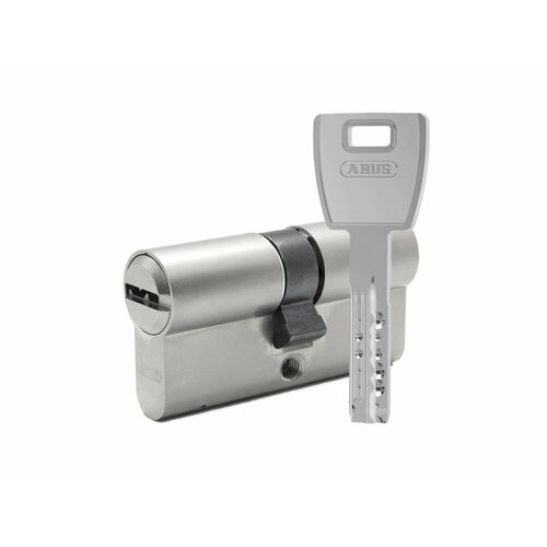 фото Abus цилиндр abus x12r ключ-ключ 60мм (размер 30х30 мм) - никель