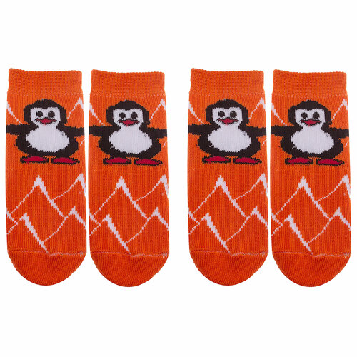 Носки Альтаир 2 пары, размер 14, оранжевый носки альтаир 2 пары размер 14 серый