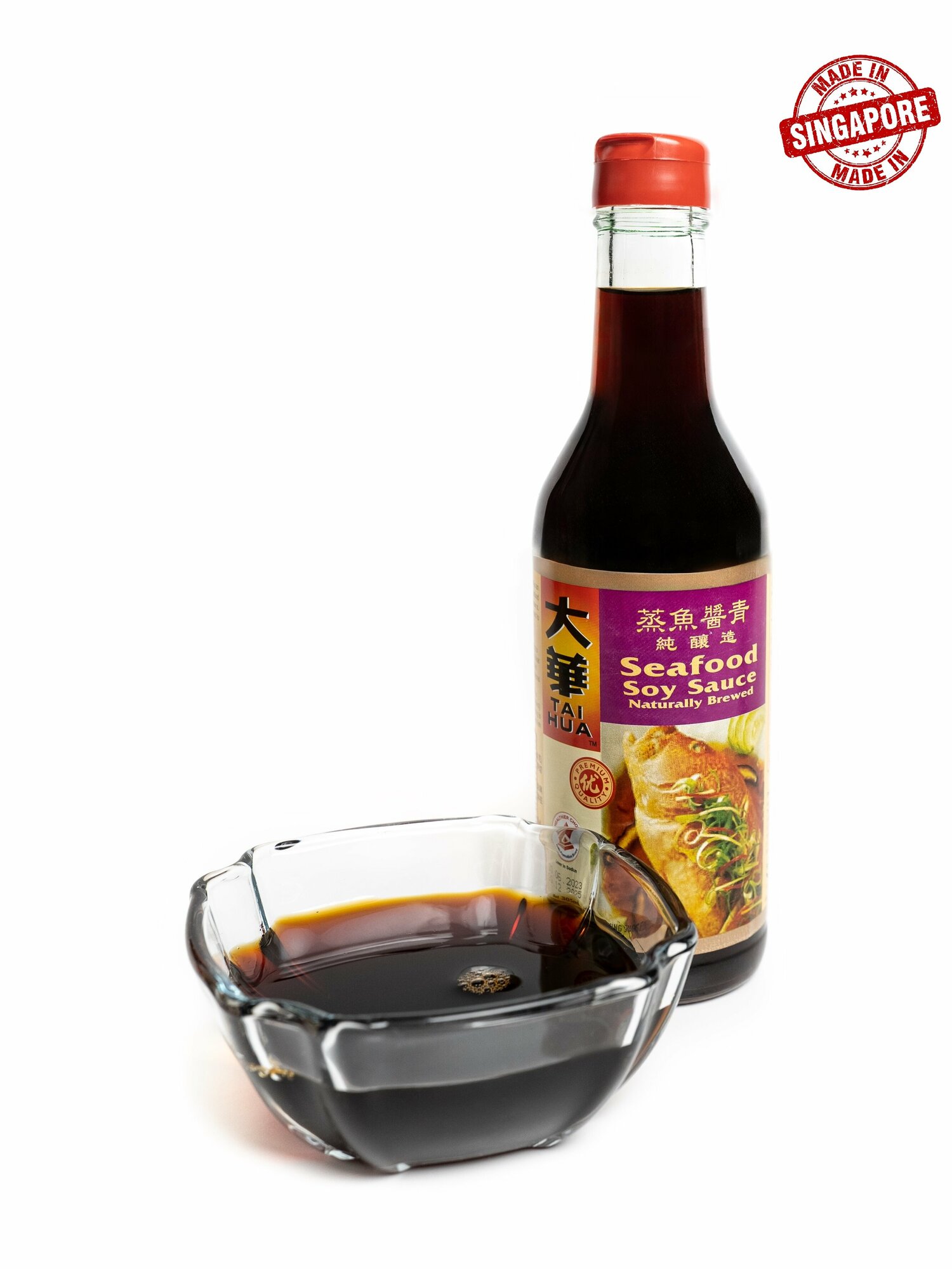 Соевый соус для морепродуктов высшего качества TAI HUA тм. (Seafood Soy Sauce) 305 мл стекло