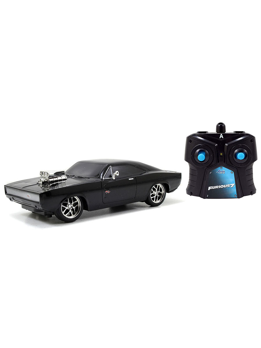 Jada Toys Р/У Радиоуправляемая Модель Машинки Форсаж 1:24 Fast & Furious R/C 1970 Dodge Charger (Street Version) 97044