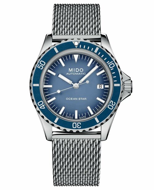 Наручные часы Mido M0268071104101, серебряный, синий