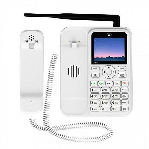 Стационарный GSM-телефон BQ 2839 Point стационарный GSM Белый 2 sim 2.8″ GSM 850/900/1800/1900 МГц 1700 mAh
