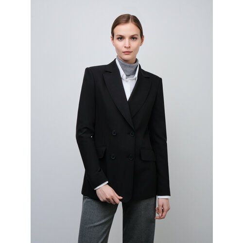 Пиджак Calista, размер 50, черный пиджак calista размер 50 черный