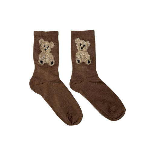 фото Носки , размер 36-41, коричневый, мультиколор tek style