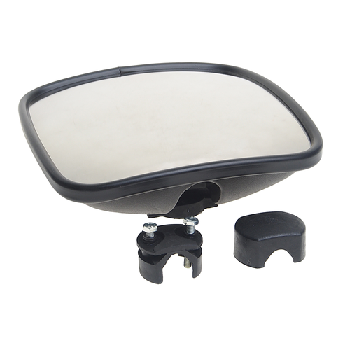 Зеркало боковое КАМАЗ, МАЗ широкоугольное сферическое без обогрева (дополнит.) 235х235 круговой обзор