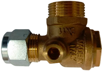 Обратный клапан 3/4"М Х D.14 для компрессора WDK-91054