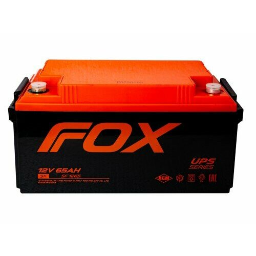 FOX Аккумулятор ИБП 12В-65Ah (350х167х173) (FOX) fox аккумулятор ибп 12в 100ah 333х173х216 fox