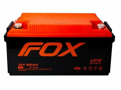 FOX Аккумулятор ИБП 12В-65Ah (350х167х173) (FOX)