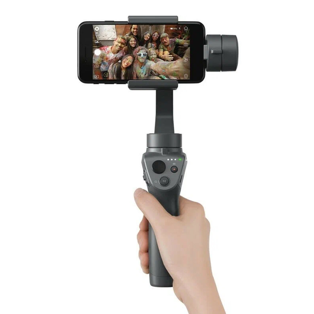 Электрический стабилизатор DJI Osmo Mobile 6, темно-серый, для смартфонов, компактный, с улучшенной стабилизацией — фото 1