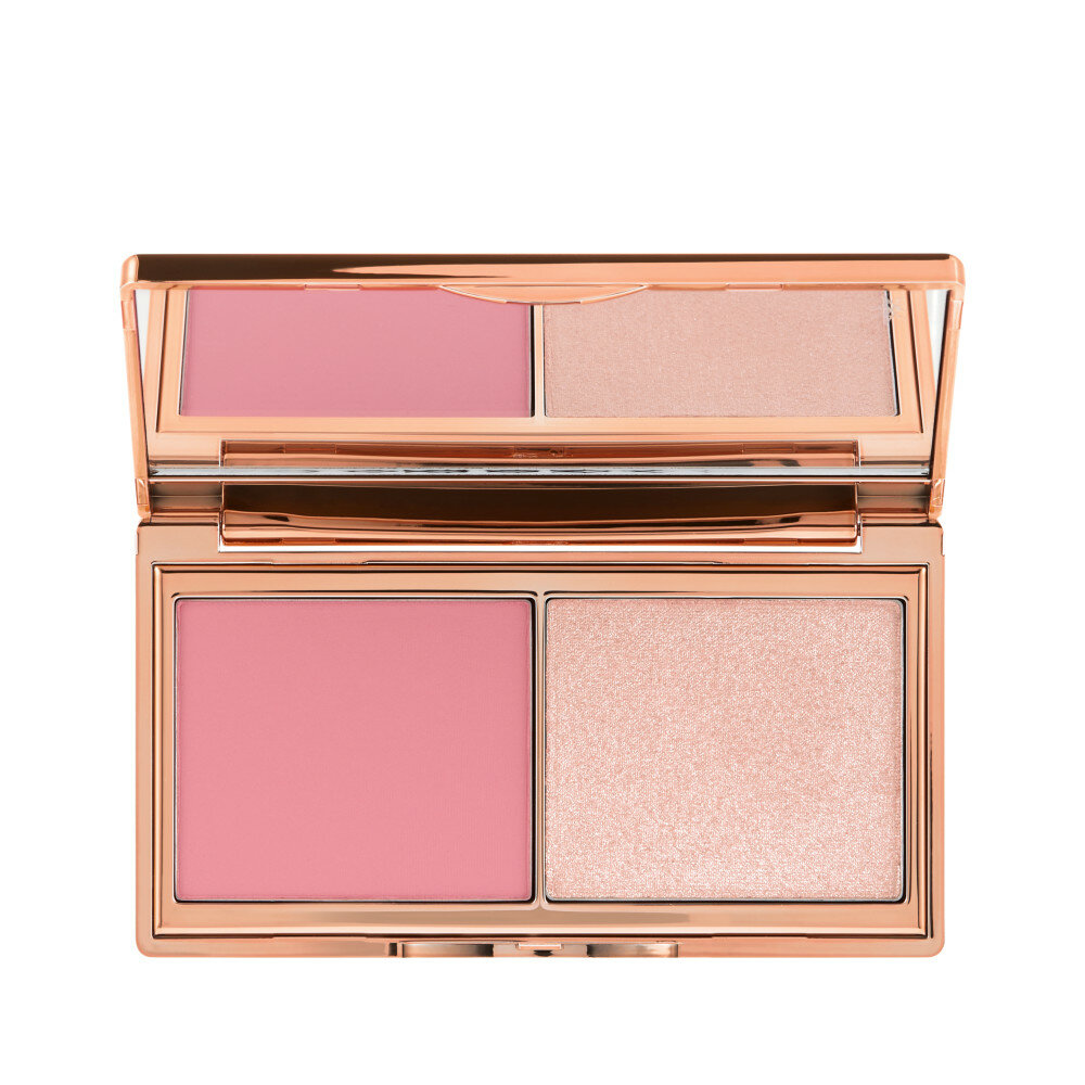 Charlotte Tilbury Мини - палетка для щек Hollywood Blush & Glow Glide Palette ( оттенок Fair-Medium) 7,5 г