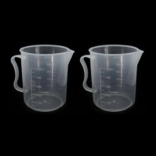 Мерный стакан пластиковый, 0,5 литра (2 шт.)