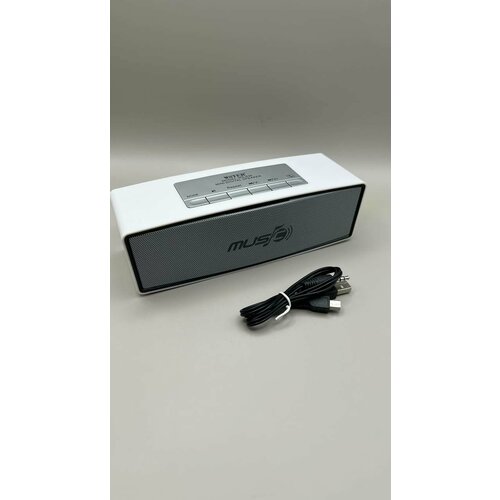 Портативная беспроводная BLUETOOTH колонка с USB MP3 FM / WSTER WS-636/ серая