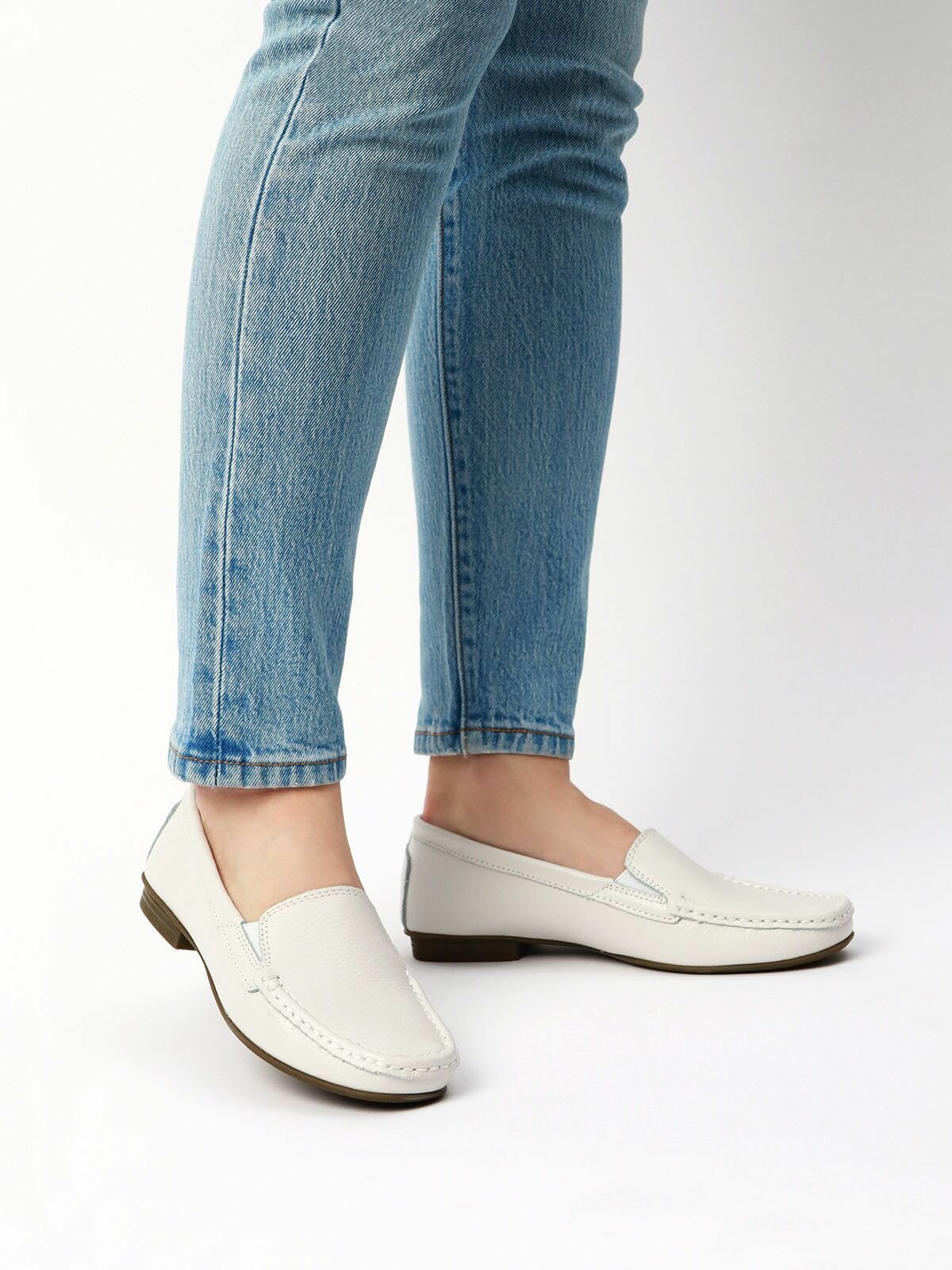 Мокасины Brado белый 