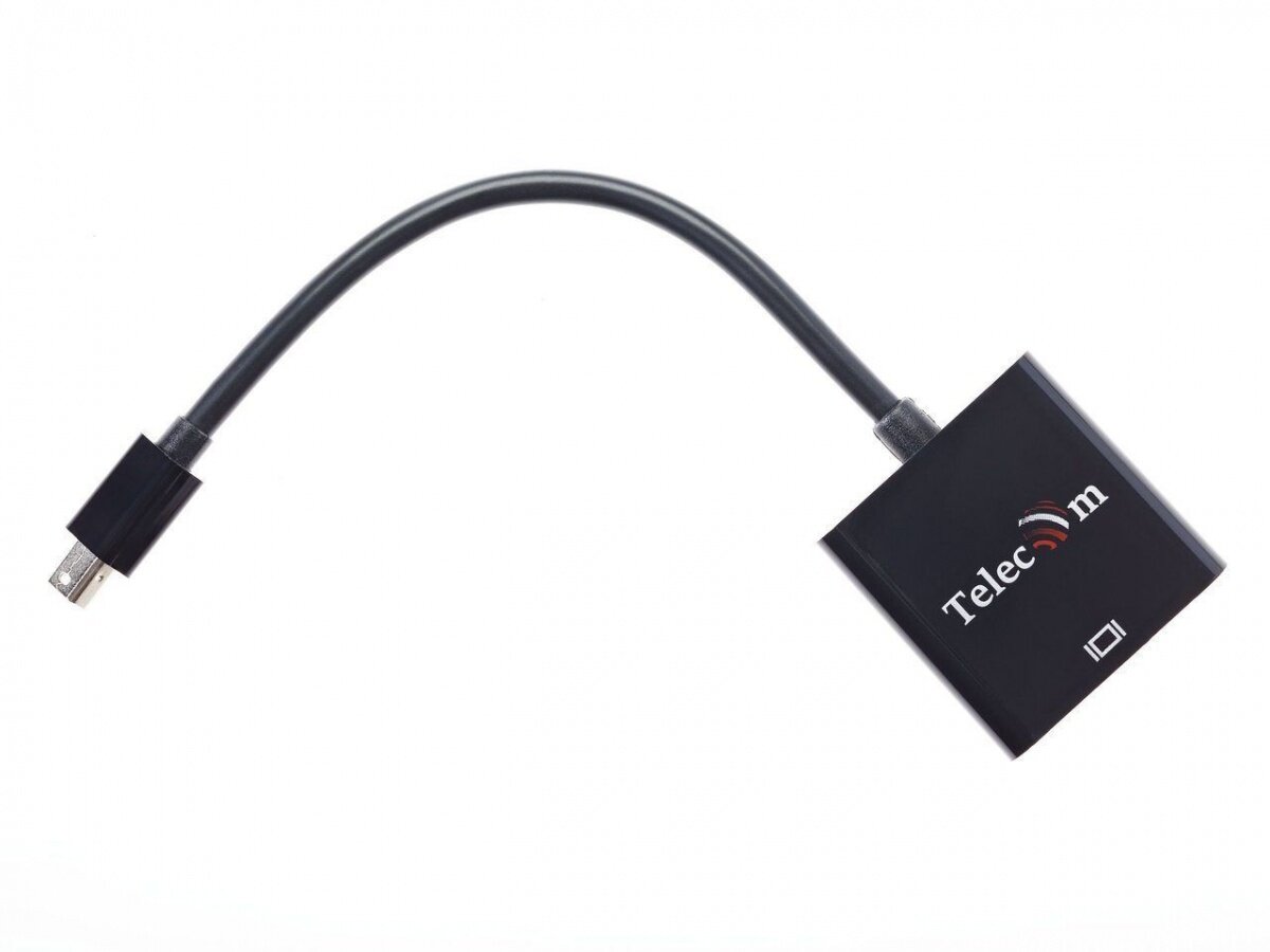 Переходник/адаптер Telecom Mini DisplayPort (M) - HDMI (F) (TA6056), 0.15 м, черный