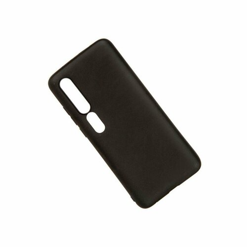 Чехол (задняя накладка) для Xiaomi Mi10, 10Pro матовый силикон, черный