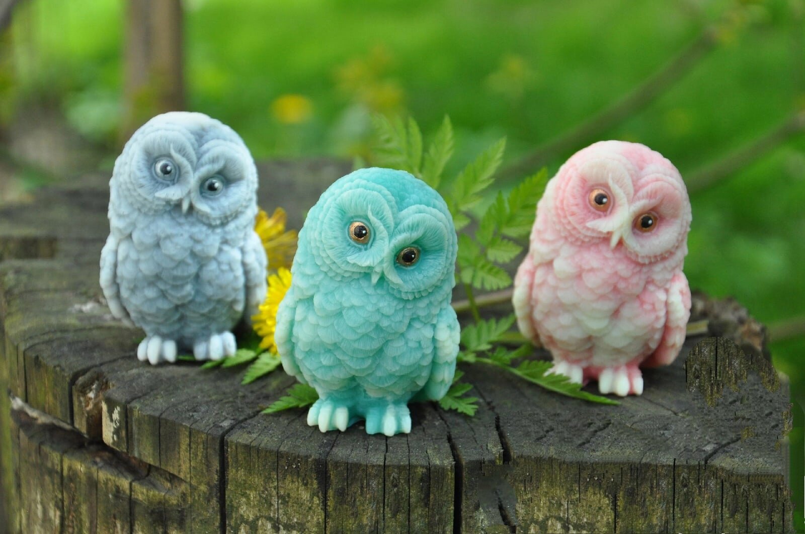 фото Мыло ручной работы Совушка розовая