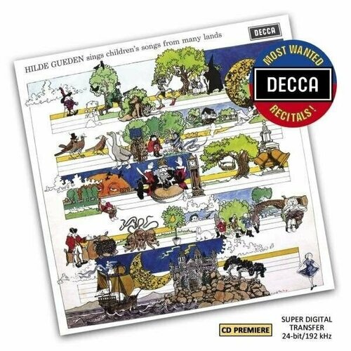 AUDIO CD Children's Songs from Many Lands Decca Most Wanted Recitals Vol. 21. 1 CD haikyu vol 21