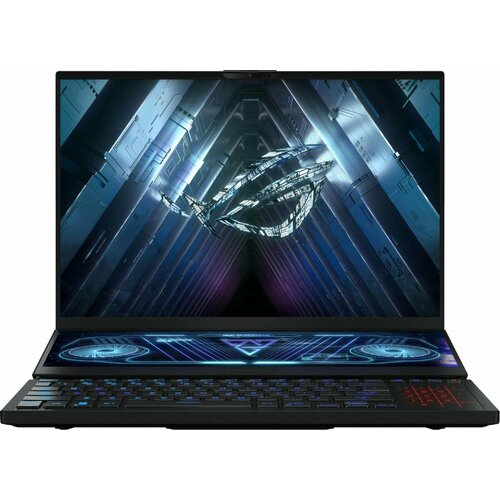Ноутбук игровой ASUS ROG Zephyrus Duo 16 GX650PY-NM085W 90NR0BI1-M004X0 16 IPS AMD Ryzen 9 7945HX 25ГГц 16-ядерный 32ГБ DDR5 2ТБ SSD NVIDIA GeForce RTX 4090 для ноутбуков - 16 ГБ Windows 11 Home черный 46678900₽
