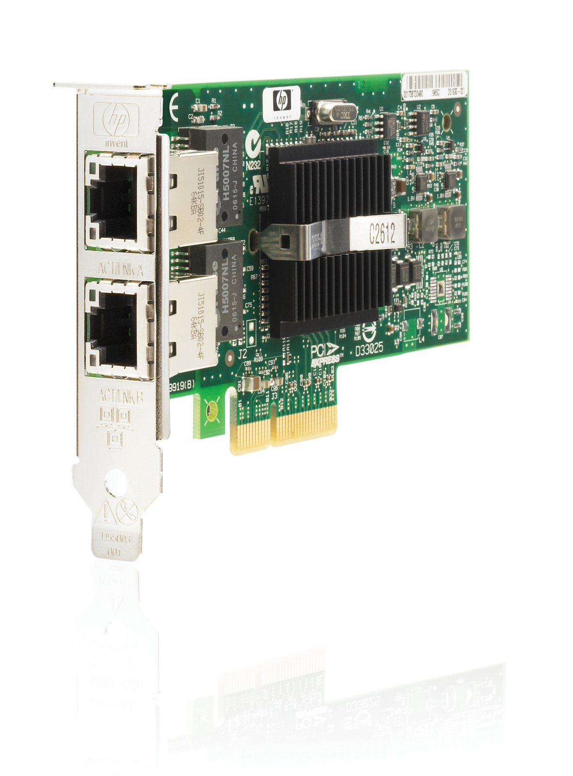 Сетевой адаптер НР 412651-001, 412646-001 HP NC360T PCI-E DP Gigabit Server Adapter