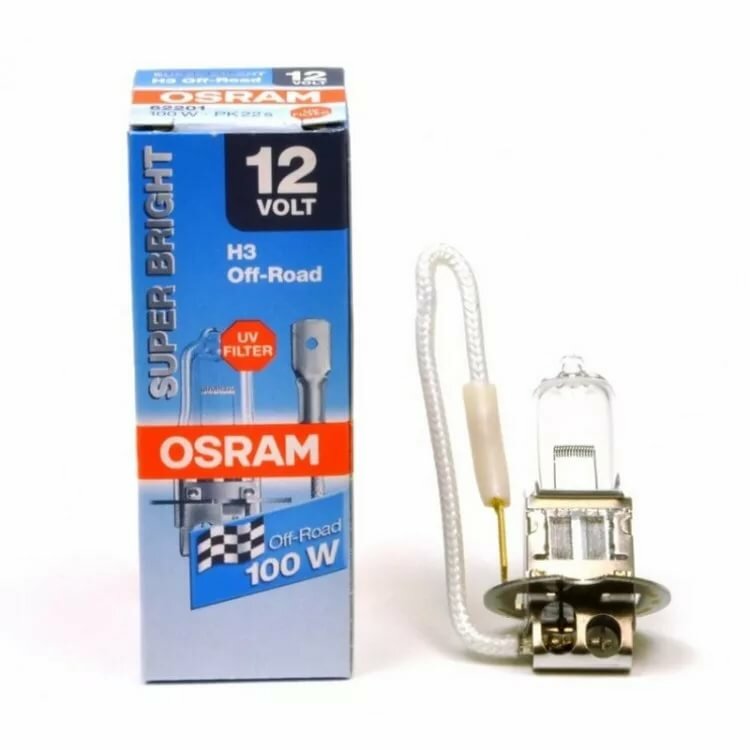 Автолампа галоген H3 12v 100w OSRAM 62201 1шт