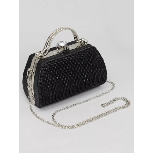 фото Сумка клатч kyle, фактура зернистая, черный