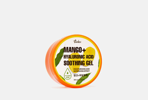 Гель с гиалуроновой кислотой и экстрактом манго MANGO+ HYALURONIC ACID SOOTHING GEL 300 мл