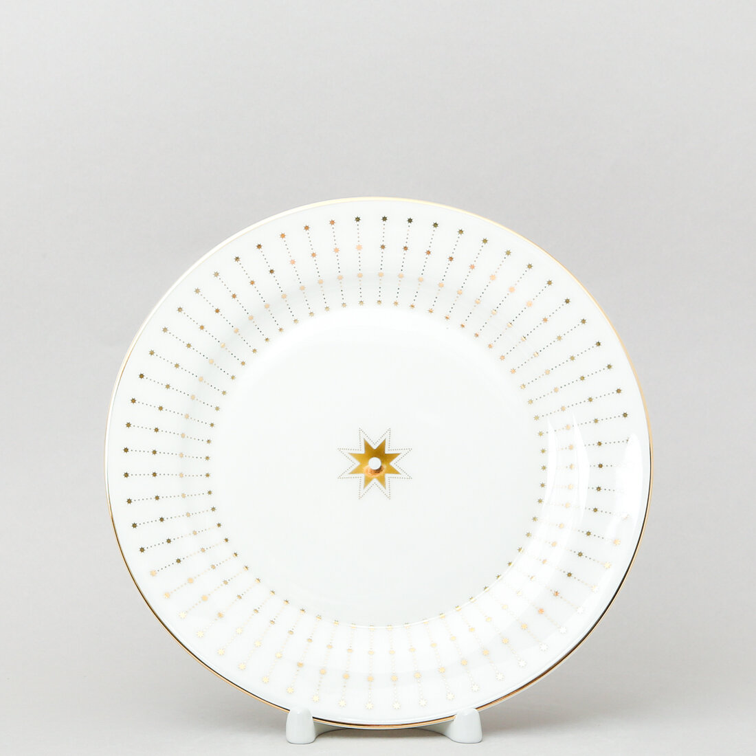 фото Тарелка плоская 20 см Императорский фарфоровый завод Стандартная Азур (золотой)