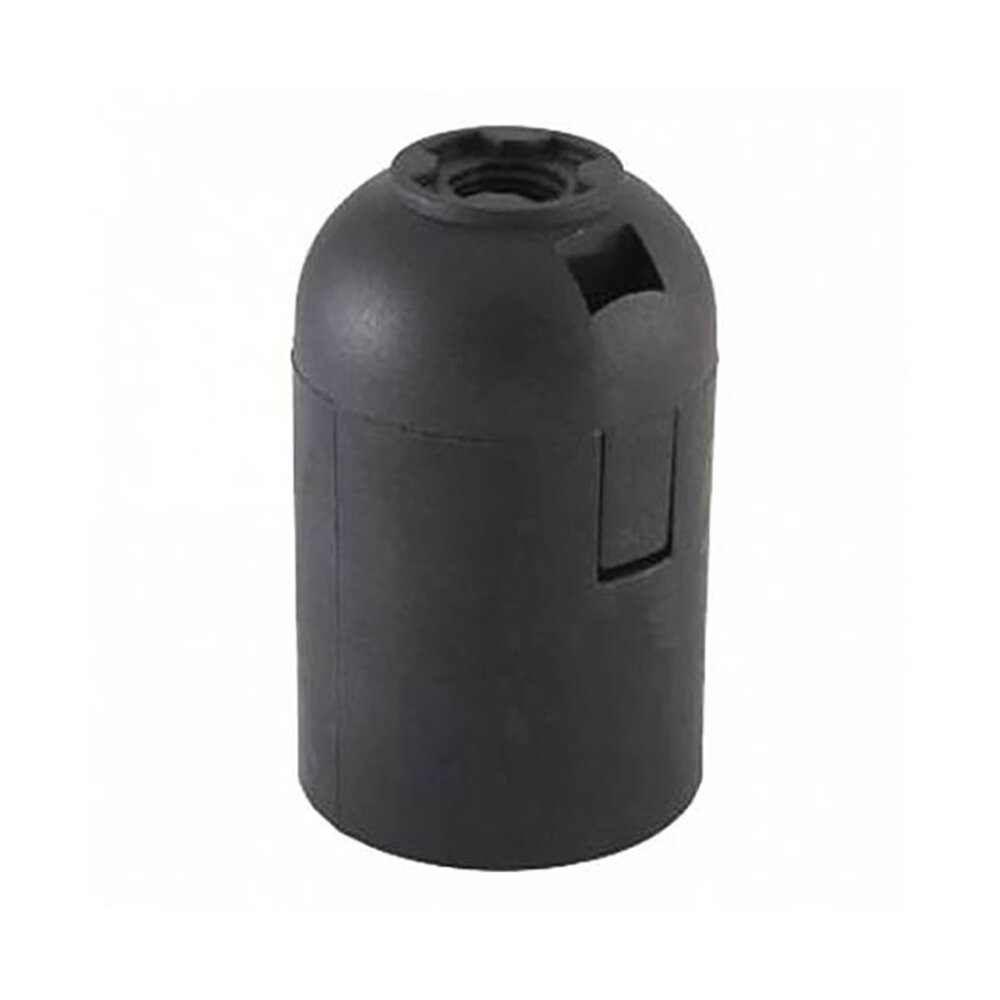 фото Патрон Feron Е27 пластиковый черный