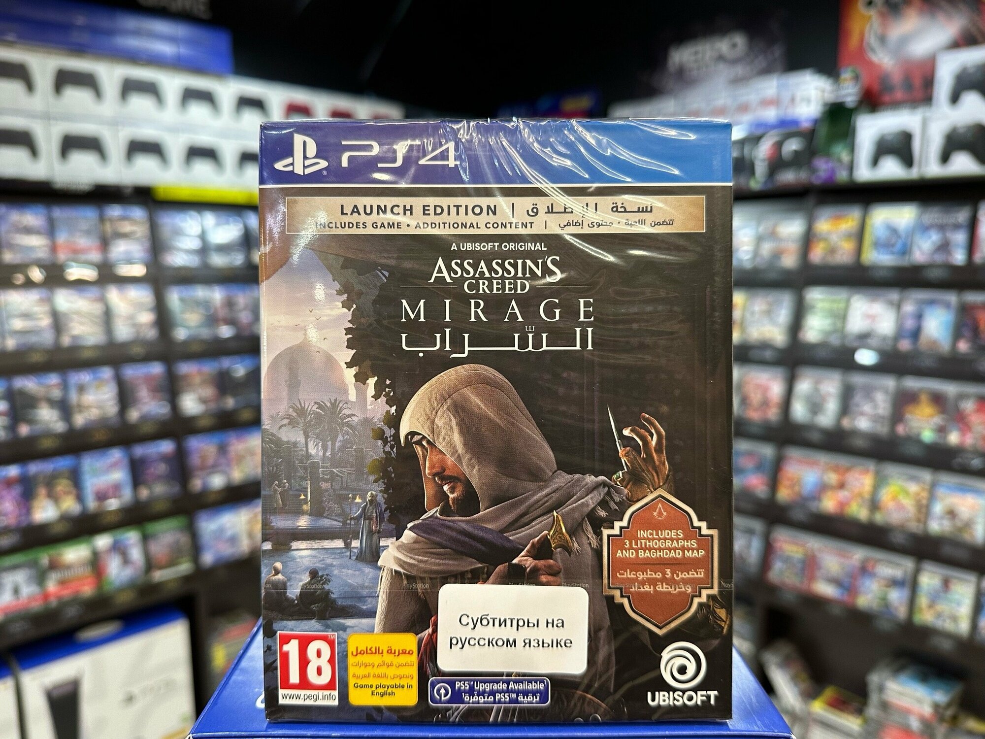 Игра Assassin’s Creed Mirage Launch Edition (Русские субтитры) PS4