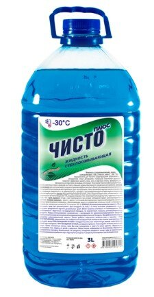 Омыватель стекол (-30) "Чисто Плюс" 3л. /кор.4шт./ ПЭТ SINTEC 806362 | цена за 1 шт