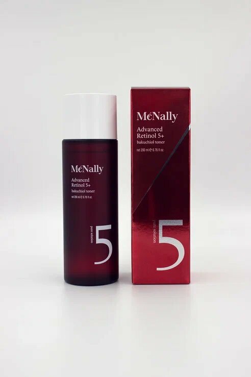 MCNALLY Тонер с ретинолом и бакучиолом ADVANCED RETINOL 5+ BAKUCHIOL TONER, 200 МЛ