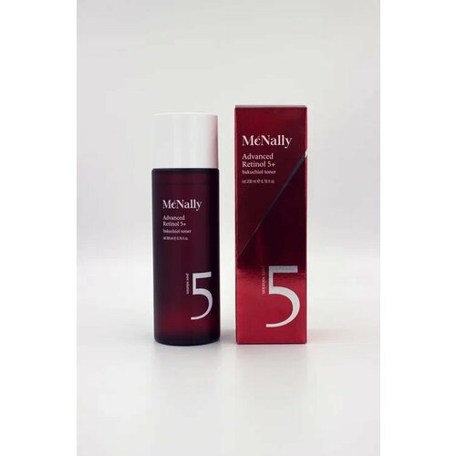 MCNALLY Тонер с ретинолом и бакучиолом ADVANCED RETINOL 5+ BAKUCHIOL TONER, 200 МЛ