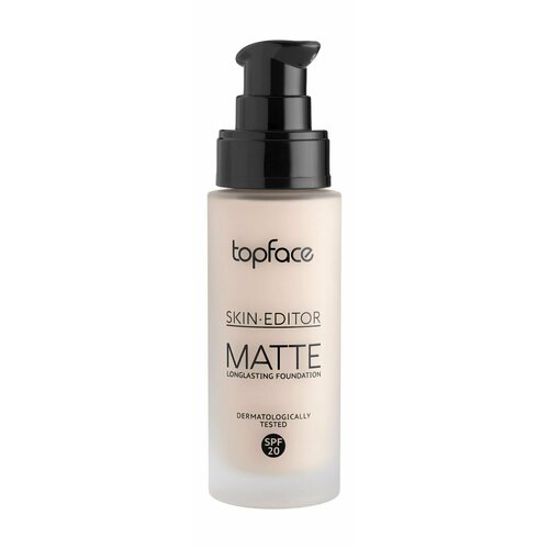 Матирующий тональный крем / 1 1 / Topface Skin Editor Matte Longlasting Foundation SPF 20