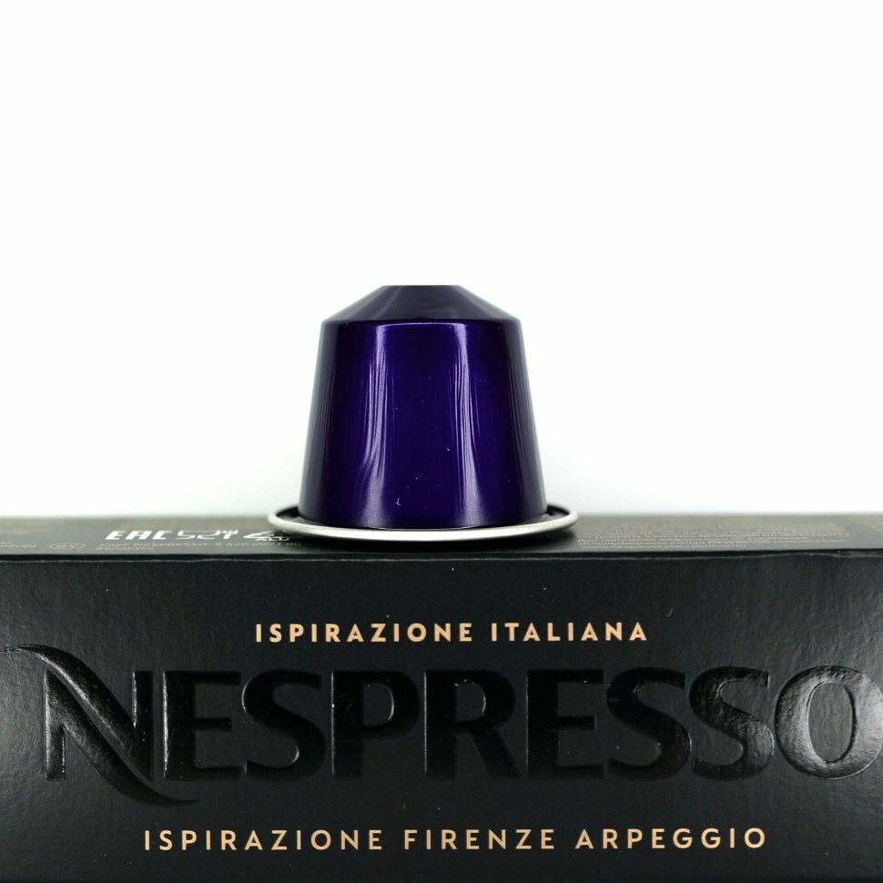 Оригинальные капсулы кофе Nespresso бленд Arpeggio Firenze (Флоренция), эспрессо,1уп. 10 капсул, для кофемашин системы Original.