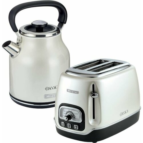 Кухонный набор с чайником и тостером Ariete ARPK45 Classica Pearl 2760000₽