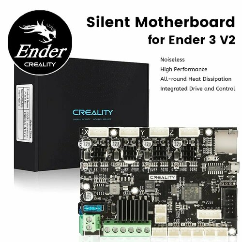 Плата управления Creality v427 для Ender 3 V2 с драйверами TMC2225 Материнская плата Creality Ender-3 V2 427 550000₽