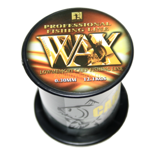 фото Леска robinhan wax professsional fishing line, 0.20, 5.3кг, 300м, чёрная. eastshark