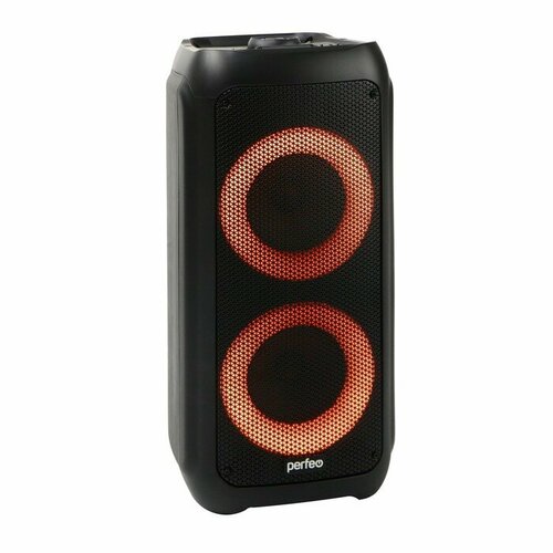 Портативная колонка Perfeo Power Box 35 Rings 35 Вт 3600 мАч microSD USB AUX подсветка 1465400₽