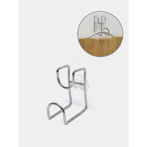 Самоклеящиеся крючки для ванны держатели тазиков крючок настенный из нержавеющей стали 599₽