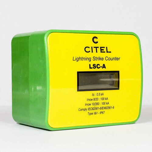 Цифровой счётчик импульсов тока и молний CITEL LSC-A (790121)