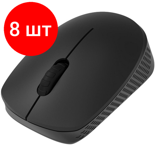 Комплект 8 штук, Мышь компьютерная RITMIX RMW-502 BLACK 1200 dpi, 3кн (80000933)